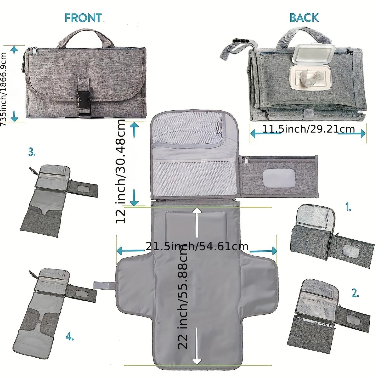 Portable Diaper Changing Pad